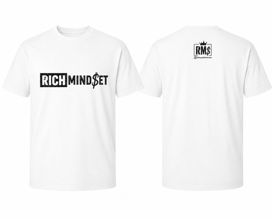Black & White Rich Mind$et Original Tee