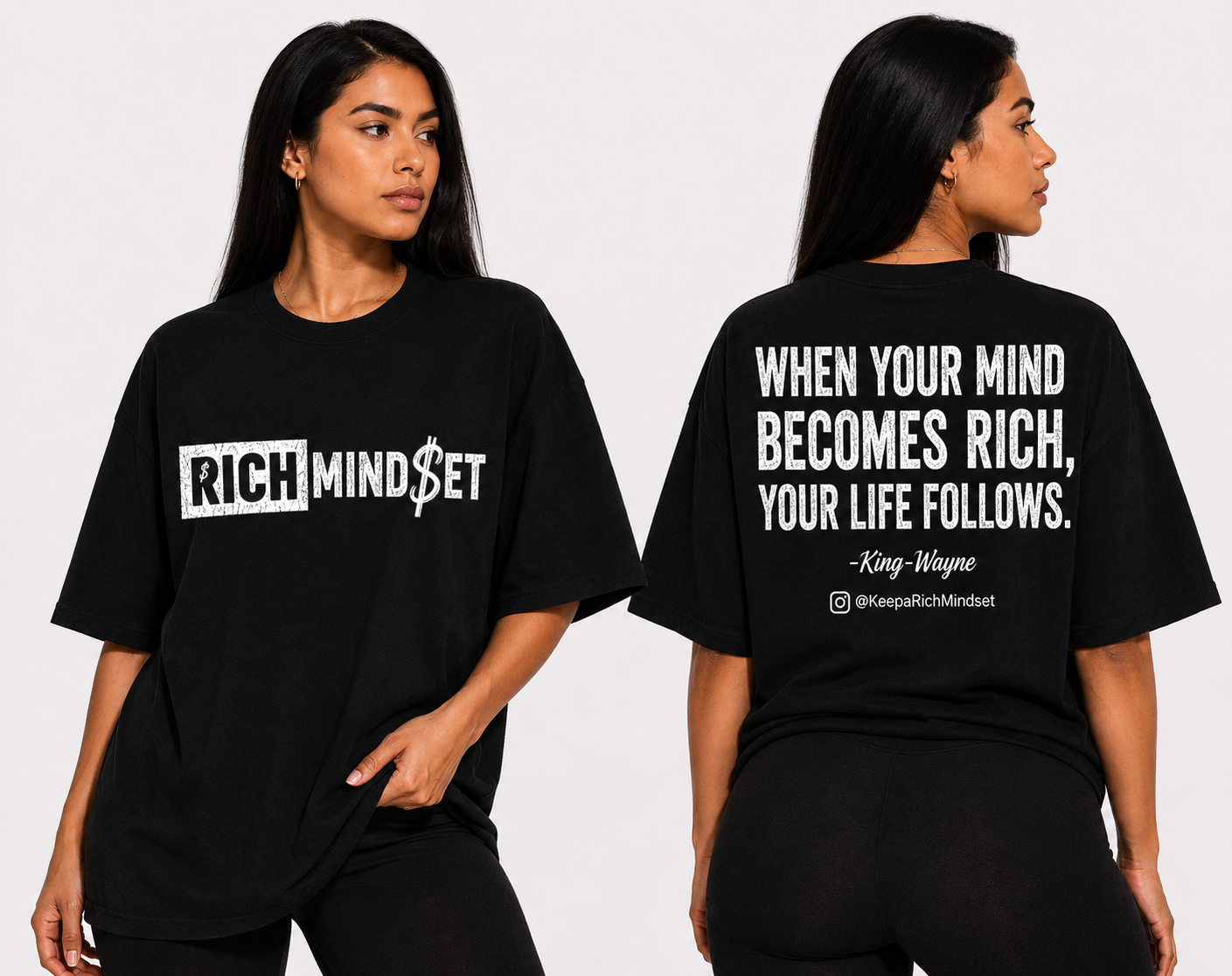 OVERSIZED Rich Mind$et Original Tee