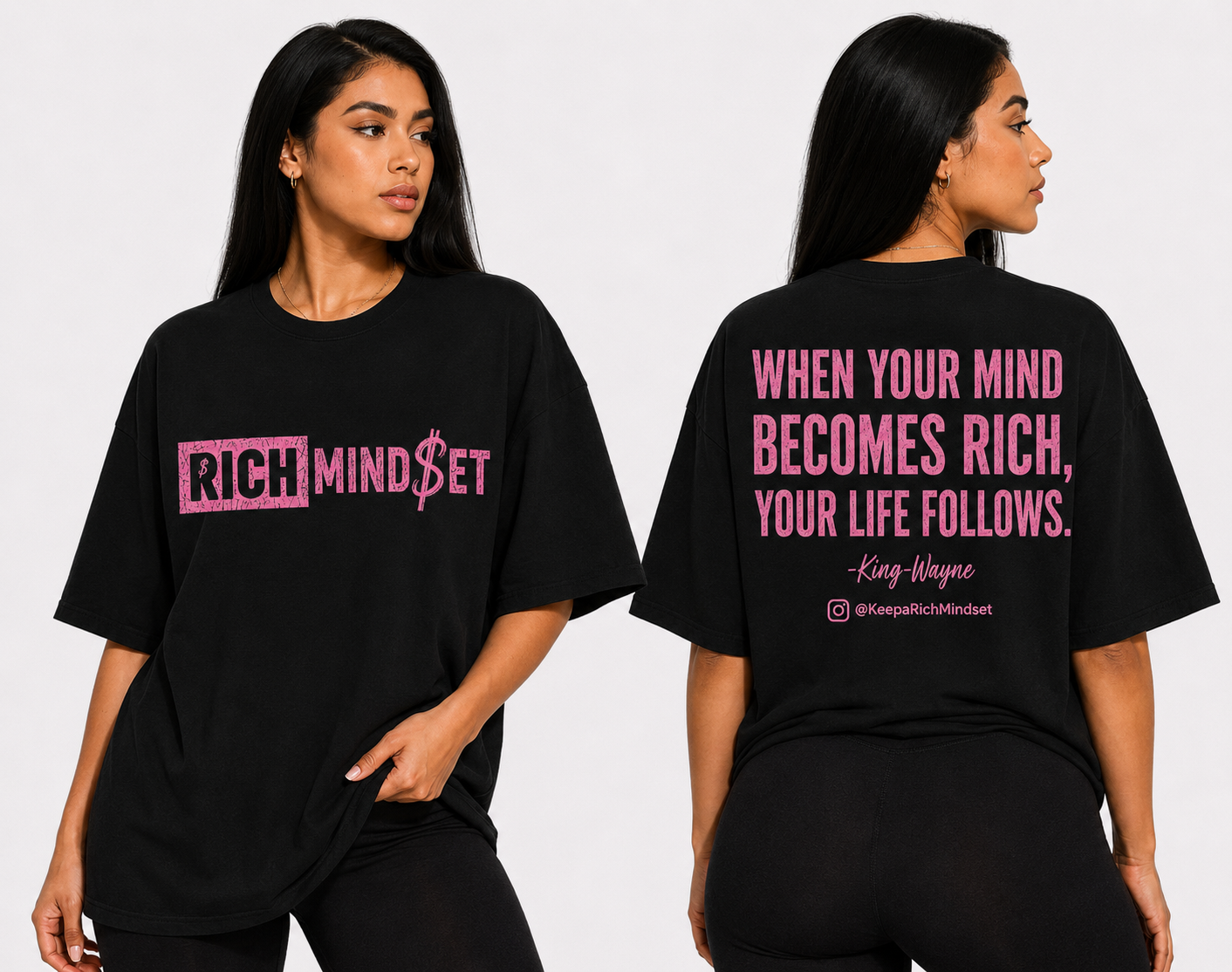 OVERSIZED Rich Mind$et Original Tee