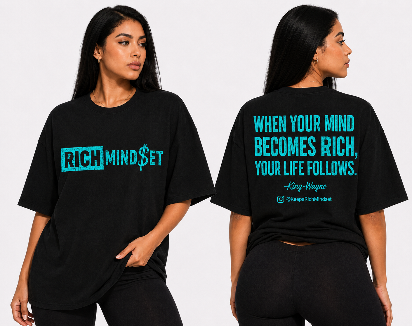 OVERSIZED Rich Mind$et Original Tee
