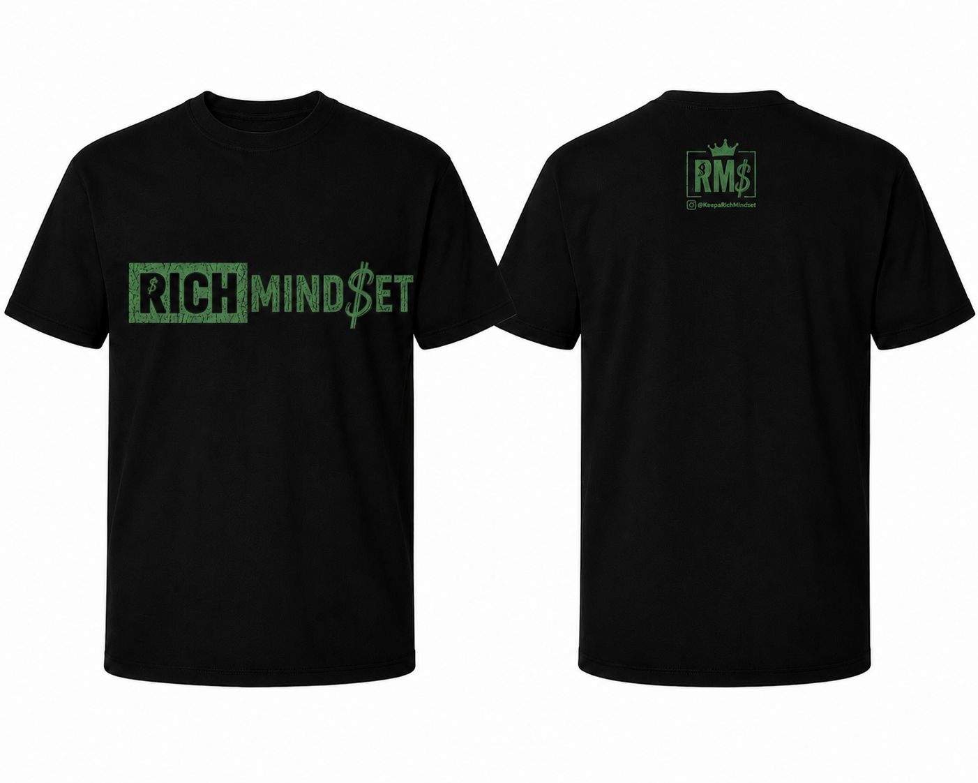 Forest Green Rich Mind$et Original Tee