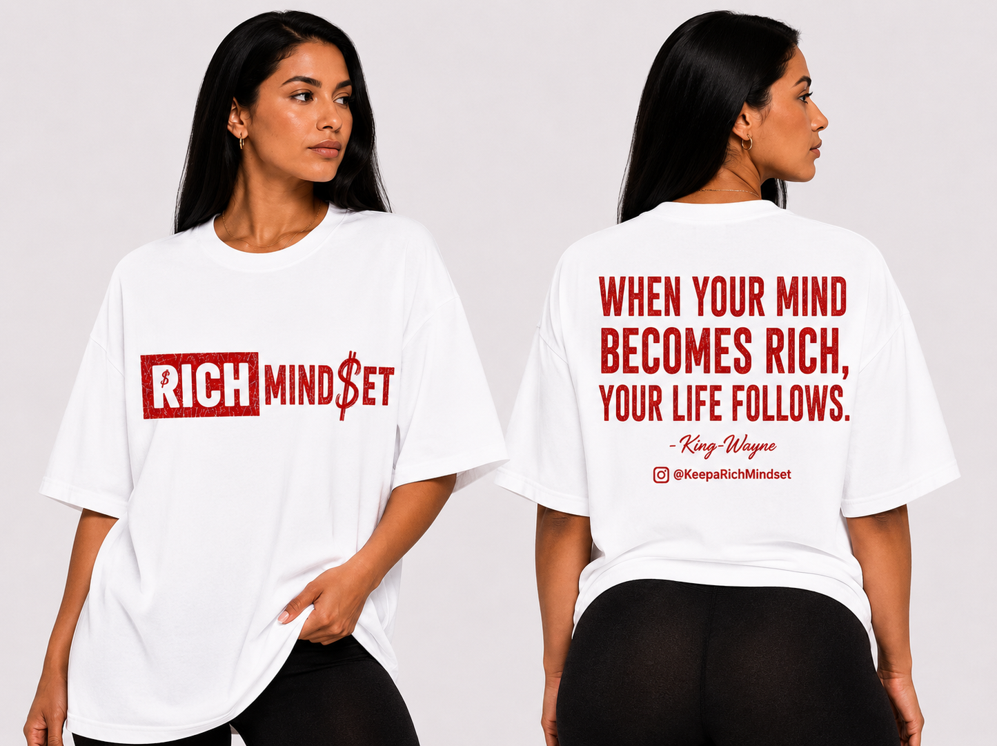 OVERSIZED Rich Mind$et Original Tee