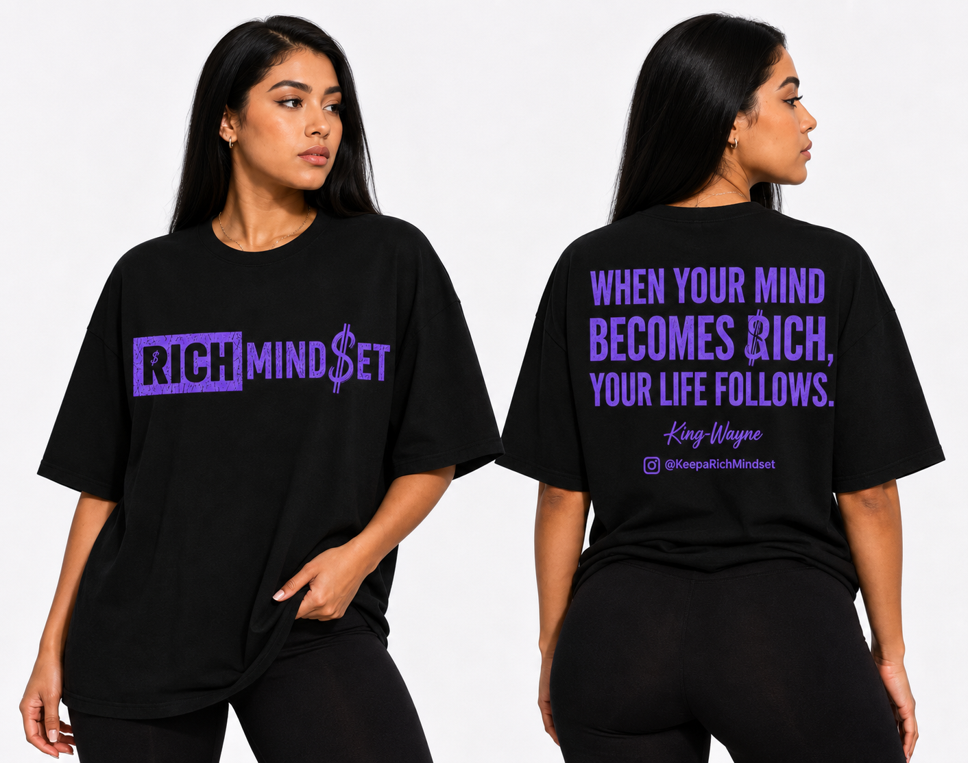 OVERSIZED Rich Mind$et Original Tee