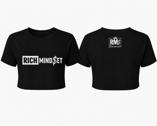 Pink Rich Mind$et Original Crop Top