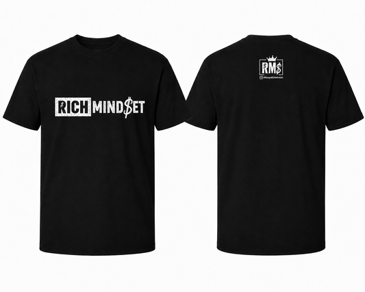 Black & White Rich Mind$et Original Tee